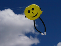 smilie guy kite